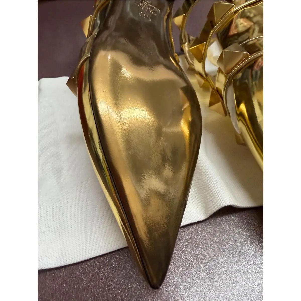 Valentino shoes - Valentino Garavani Rockstud - Garavani Rockstud - Gold 8