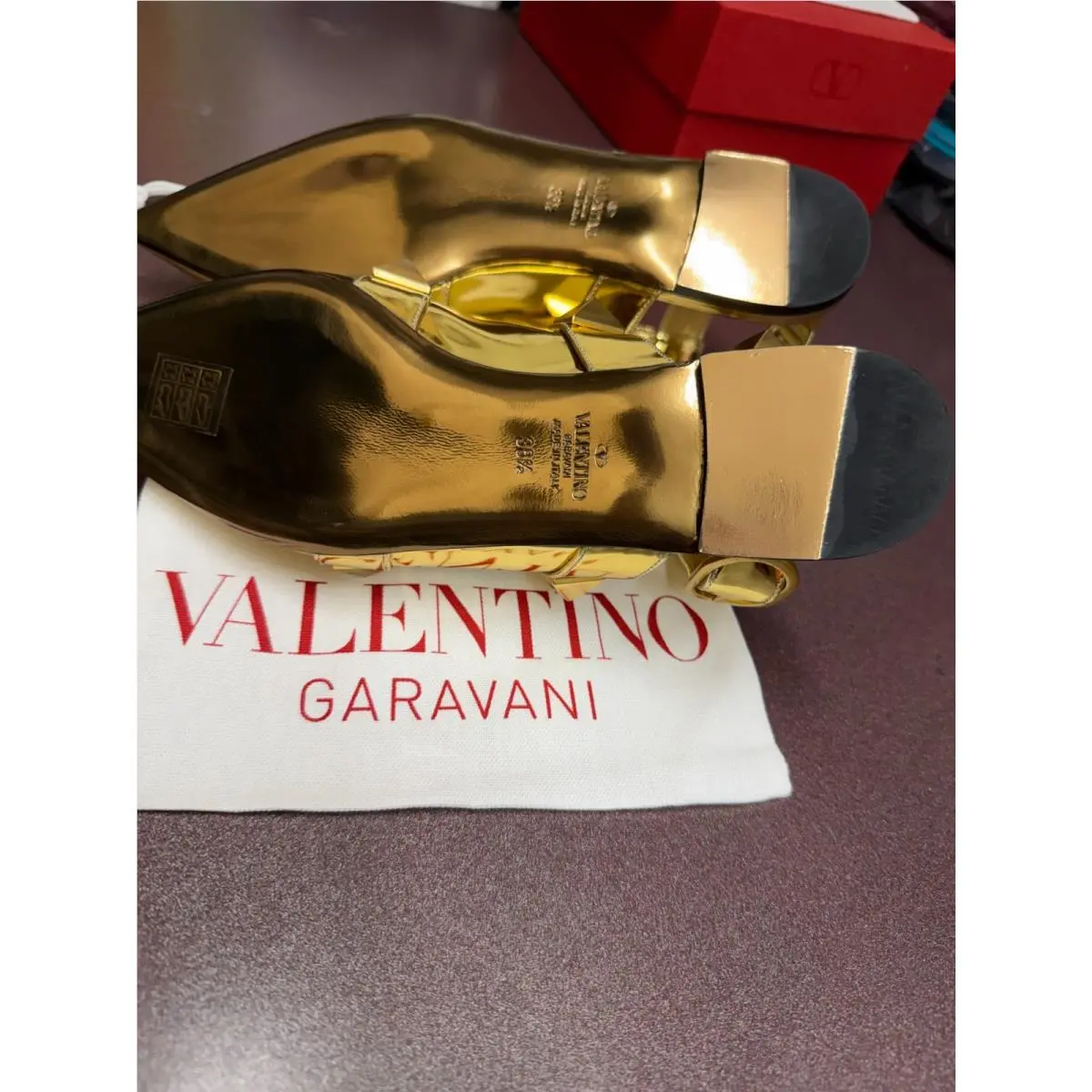 Valentino shoes - Valentino Garavani Rockstud - Garavani Rockstud - Gold 7