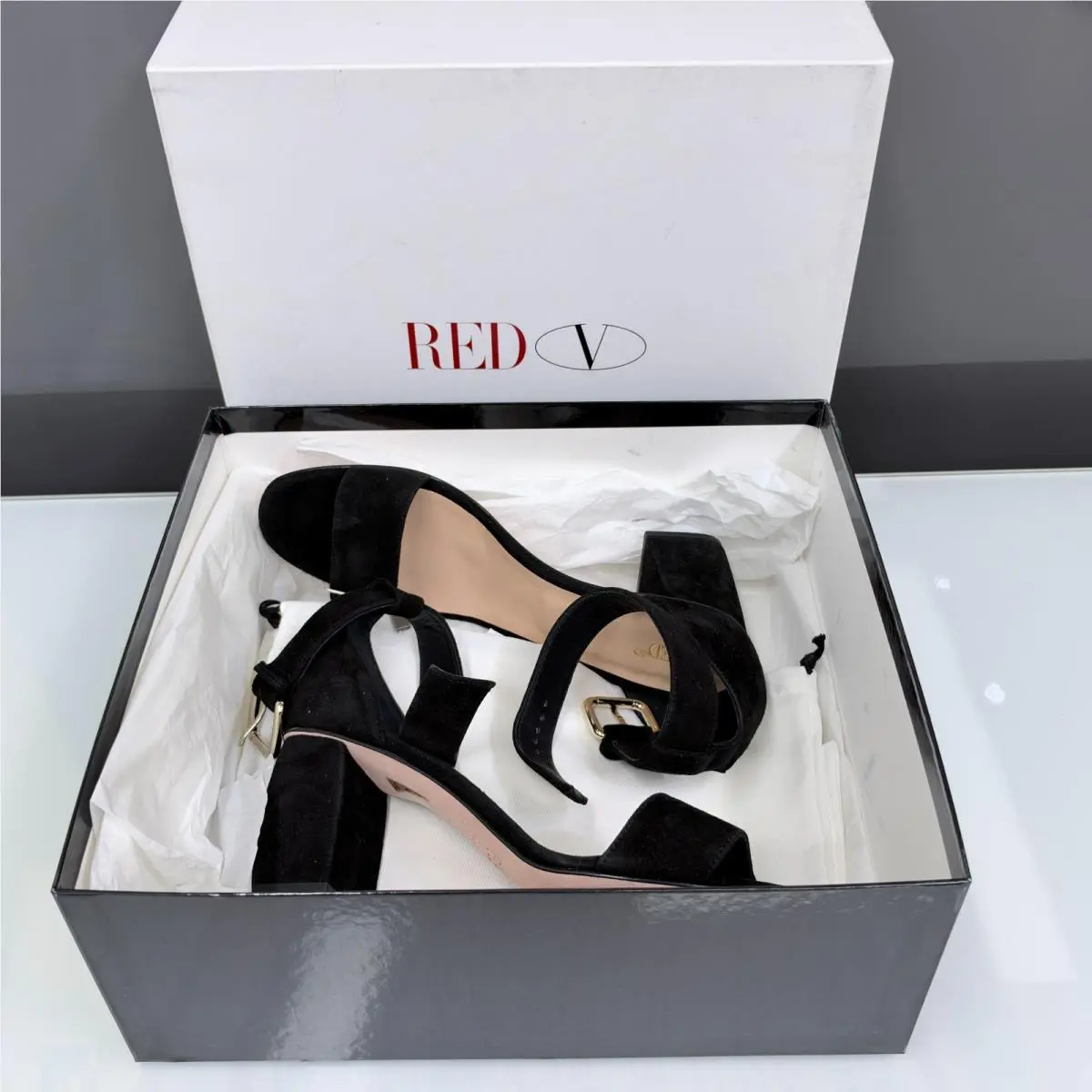 Valentino shoes - Red Valentino - Red - RQ0S0A47 - Black (UPC: 8053341962560) 10