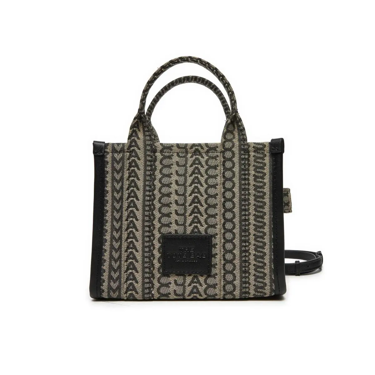 The Monogram Jacquard Crossbody Tote Bag Beige Multi by Marc Jacobs