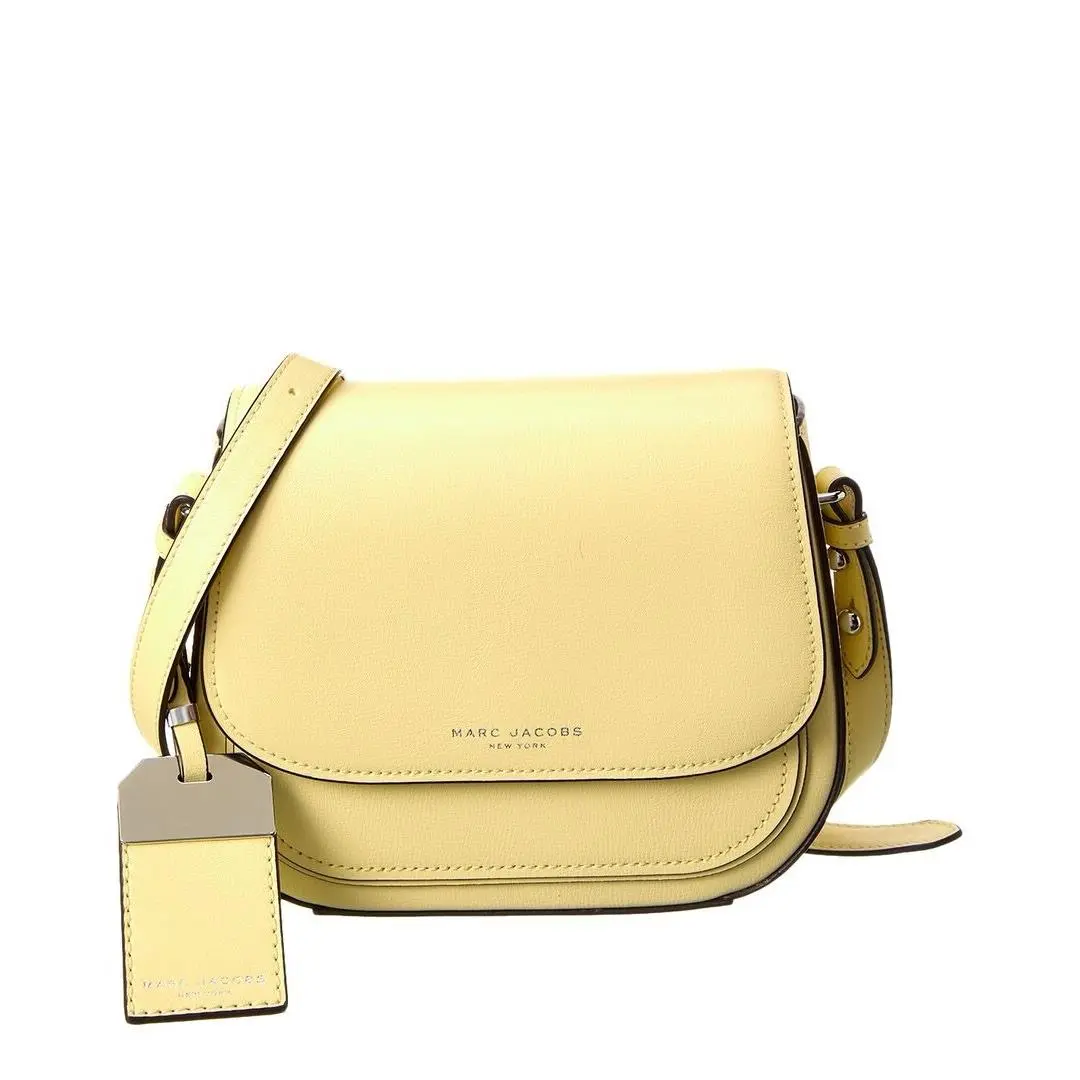 Womens Mini Rider Purse Crossbody Yellow Sling Leather by Marc Jacobs