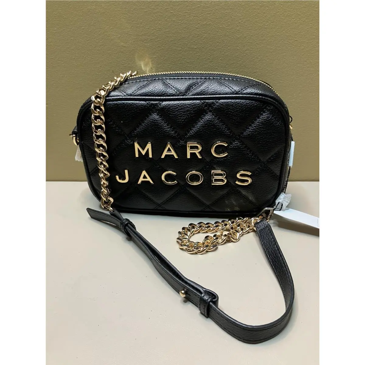 Marc Jacob Quilted Flash Camera Bag 4F6HCR004H02 Gold Hardware by Marc Jacobs