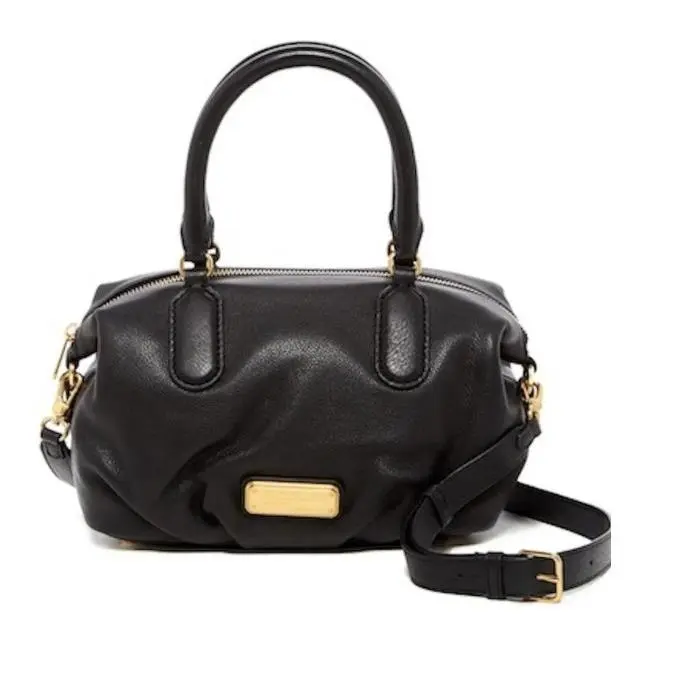 Marc By  Q Small Legend Leather Satchel Black by Marc Jacobs