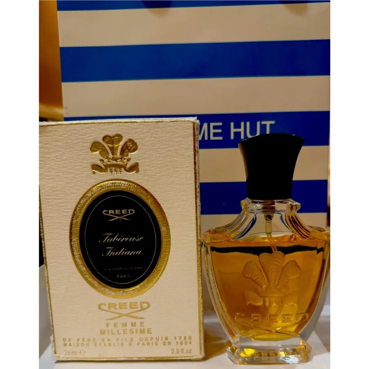 2005  Tubereuse Indiana 2.5 FL oz / 75 ML Millesime Spray Batch CQ1X05 by Creed