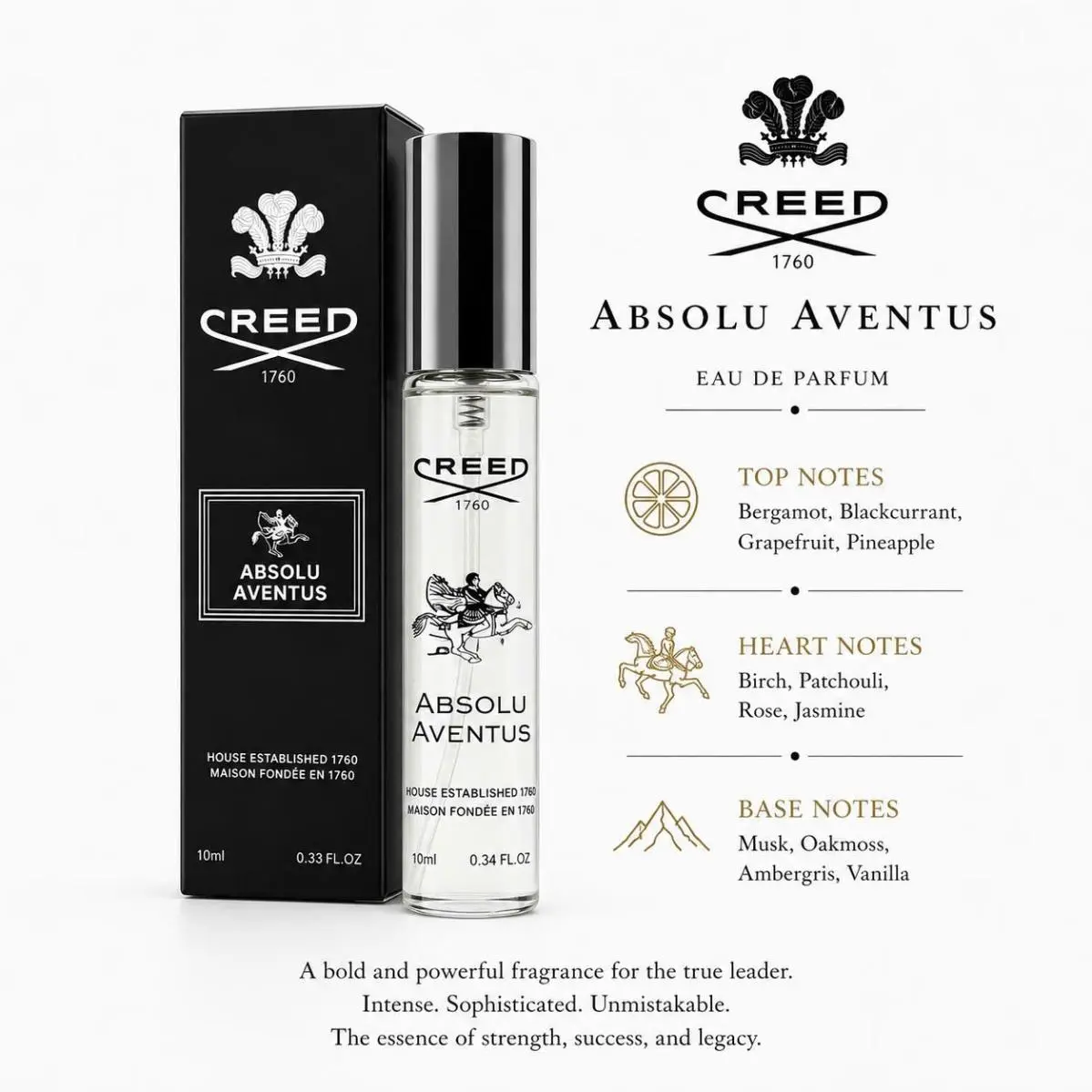 Aventus Absolu For Him Eau De Parfum 10ml Sample Spray by Creed