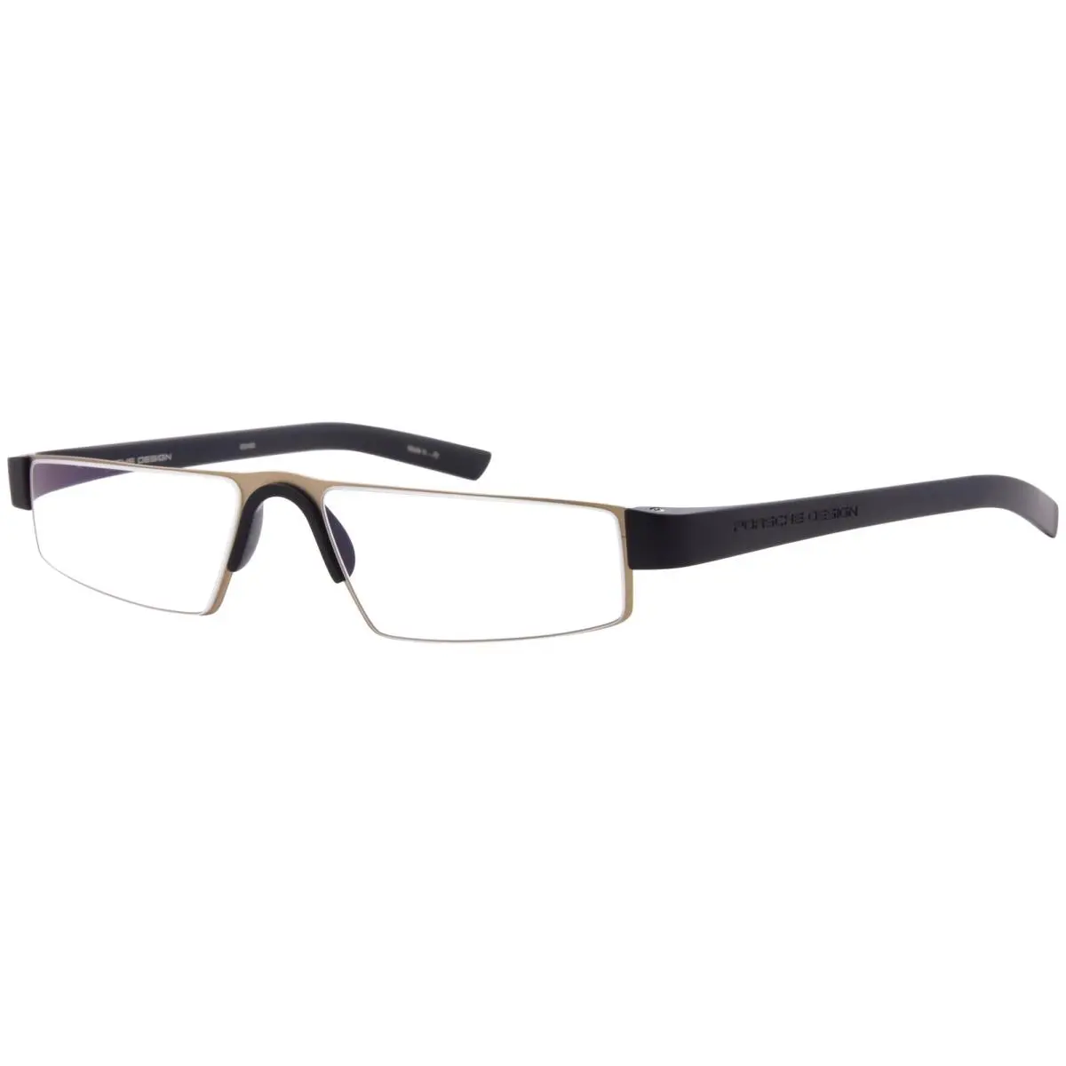 Design P8814-B Reading Glasses Men`s Gold/black Full Rim 54mm +1.00 by Porsche