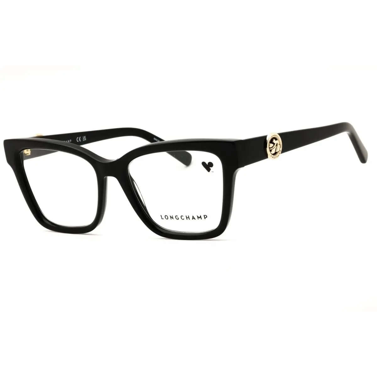 LO2761 N 001 Black 53mm Eyeglasses by Longchamp
