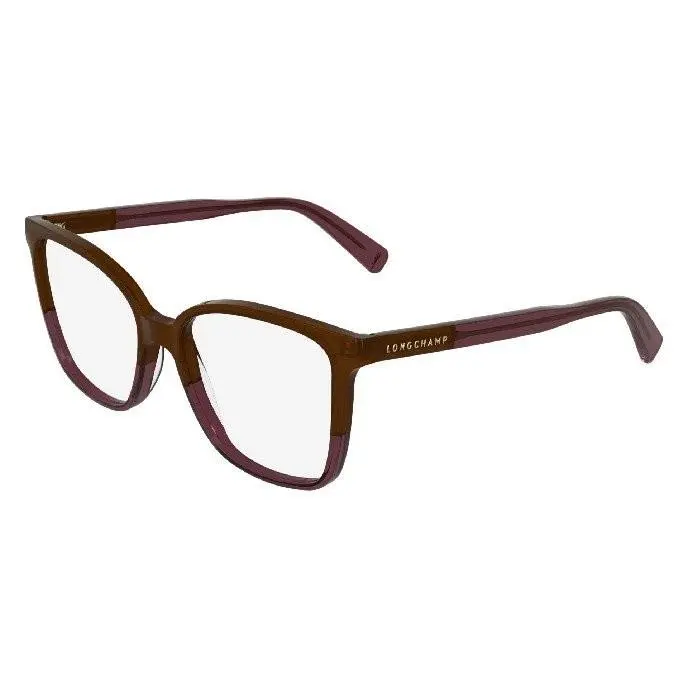 LO2753N 216 Brown Eyeglasses Frames 53mm Women`s by Longchamp