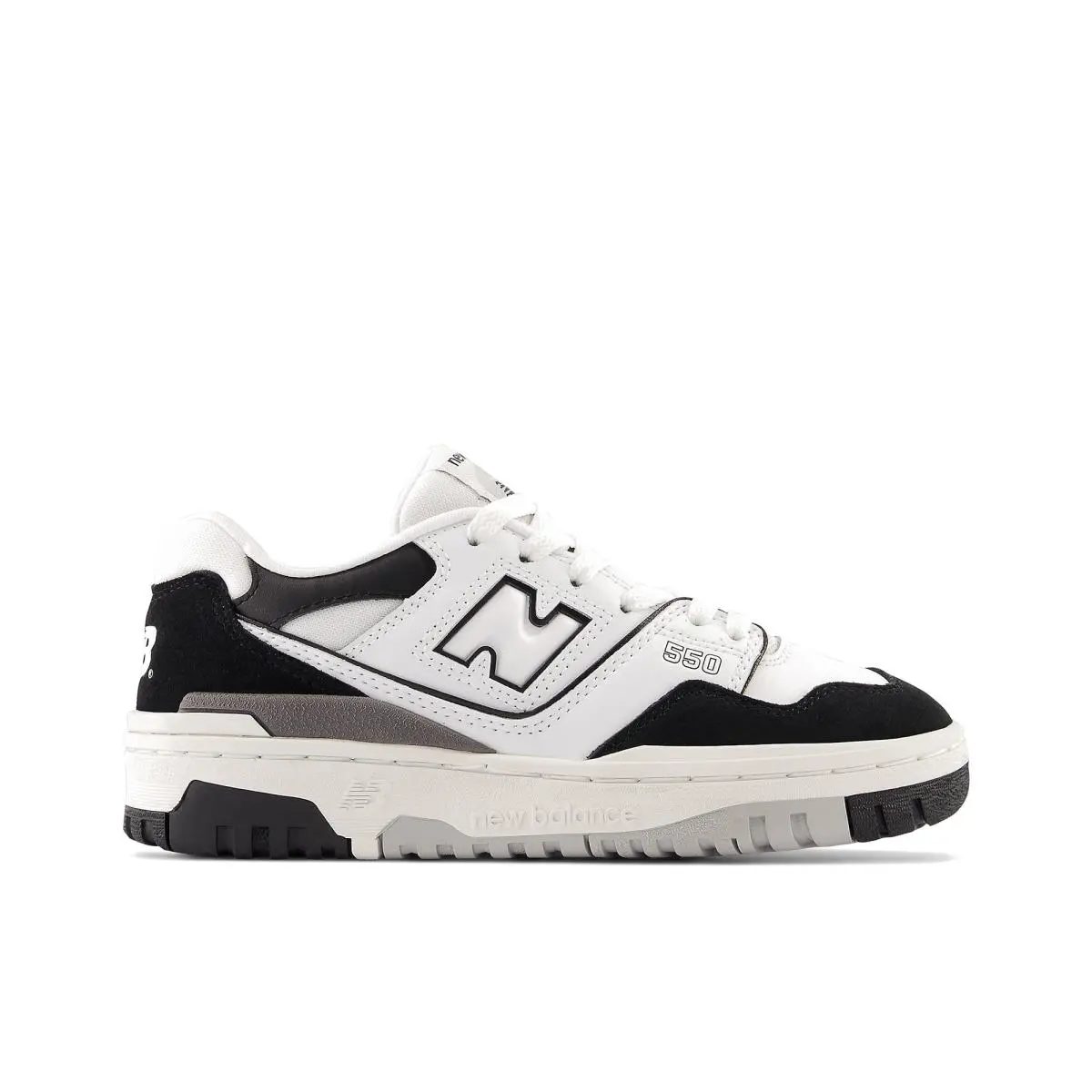 New Balance 550 Sneakers in White/black/rain Cloud Youth GS Low-top