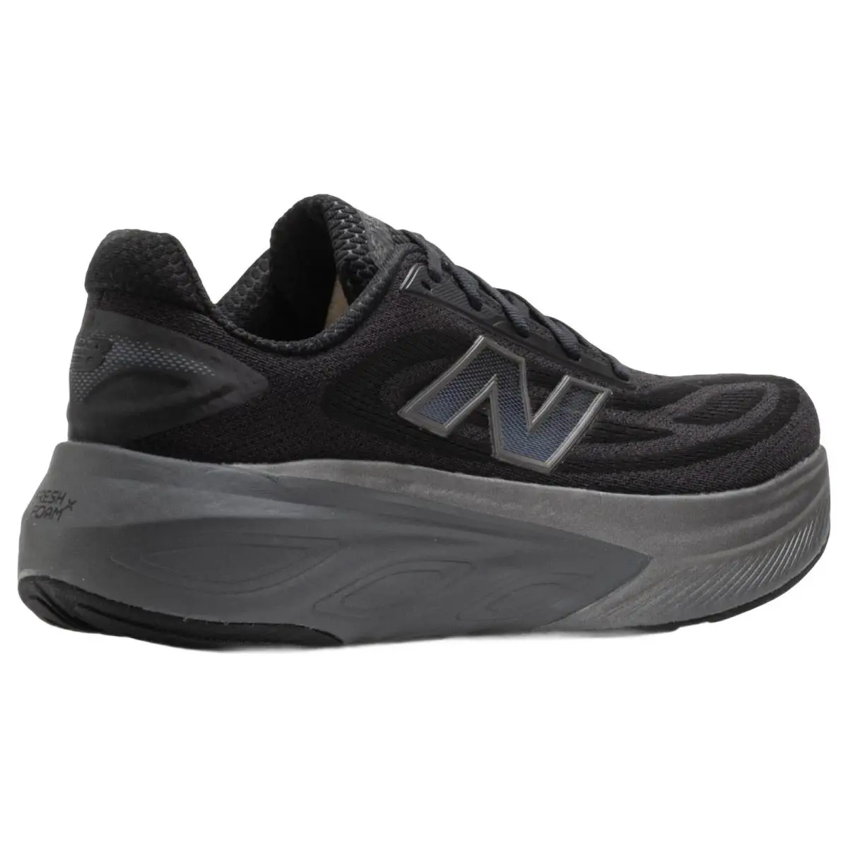 New Balance shoes - New Balance Fresh Foam X More v6 Wide - MMORLA6 - Black/Castlerock/Black Metallic 4