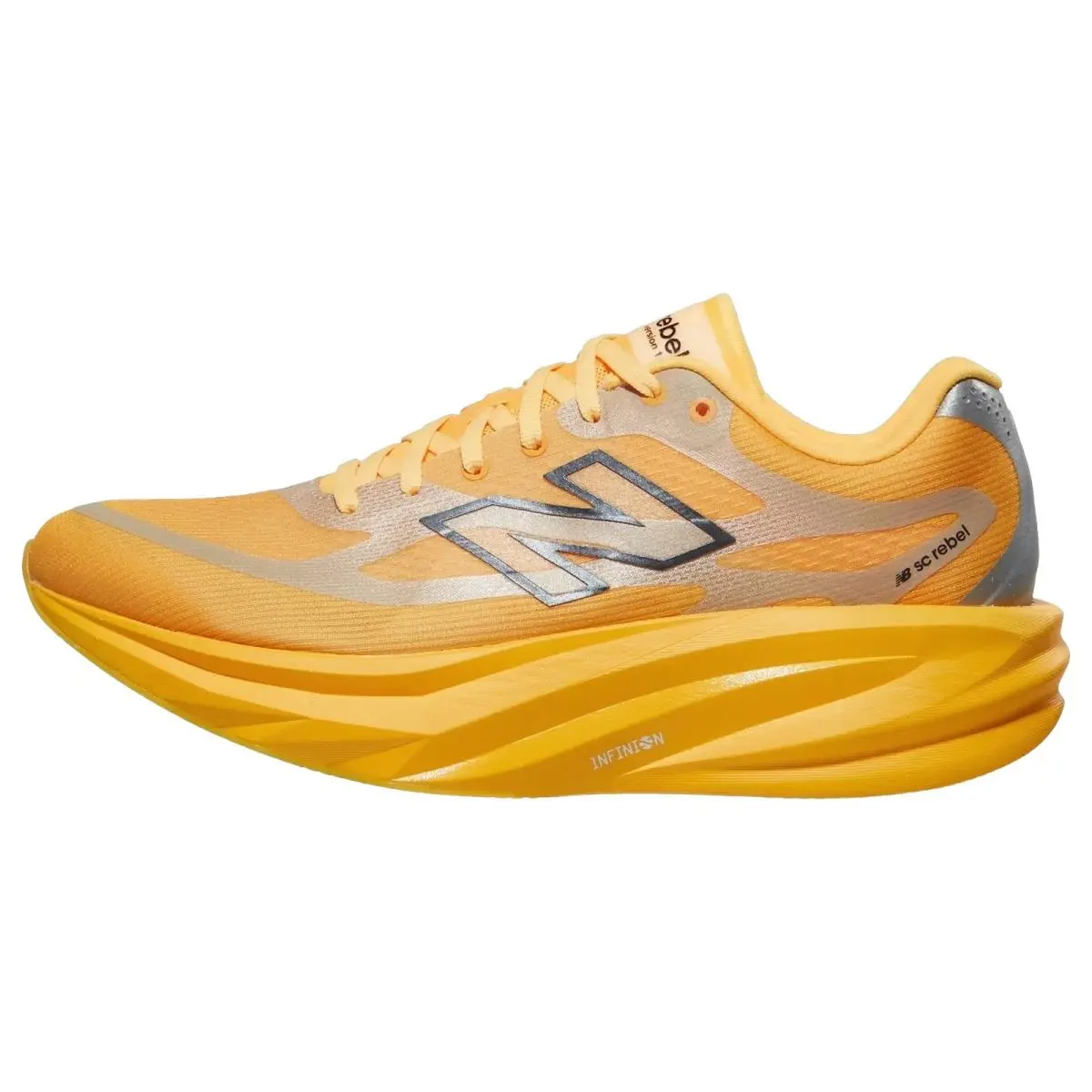 New Balance shoes - Supercomp Rebel V1 - Supercomp Rebel - MREBX4FH - Satsuma Orange/Silver Metallic 5