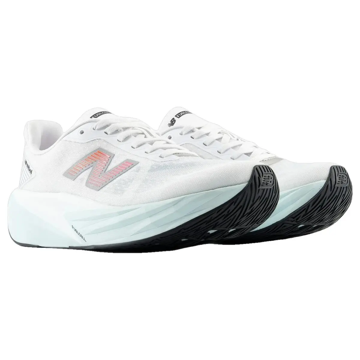 New Balance shoes - New Balance FuelCell Rebel v5 Wide - WFCX8U7 - White/Pink Heat/Glint Blue 4