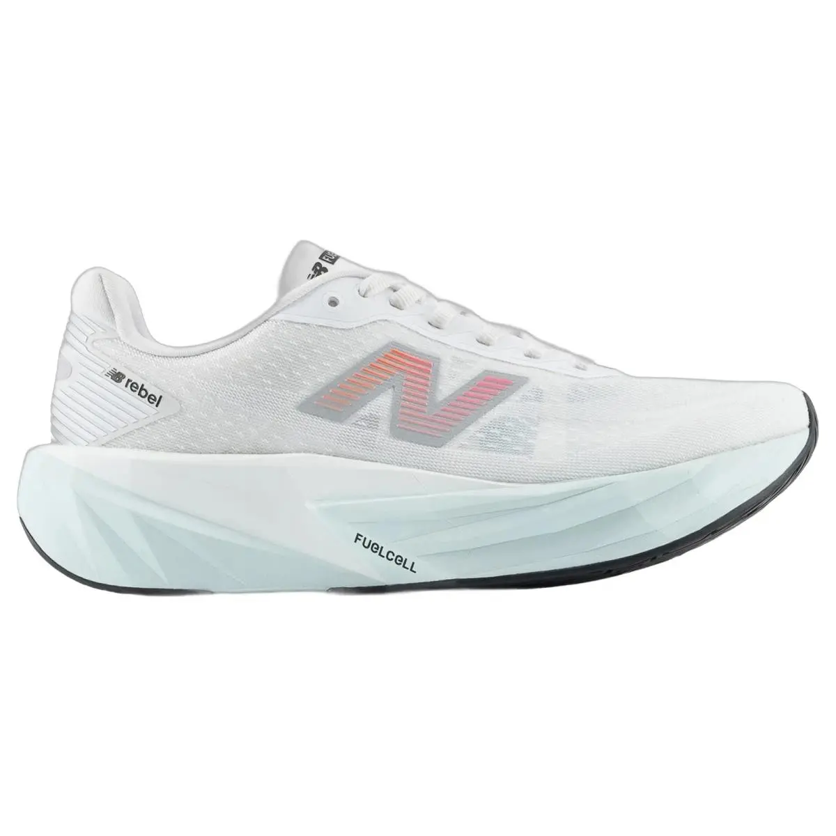 New Balance shoes - New Balance FuelCell Rebel v5 Wide - WFCX8U7 - White/Pink Heat/Glint Blue 6