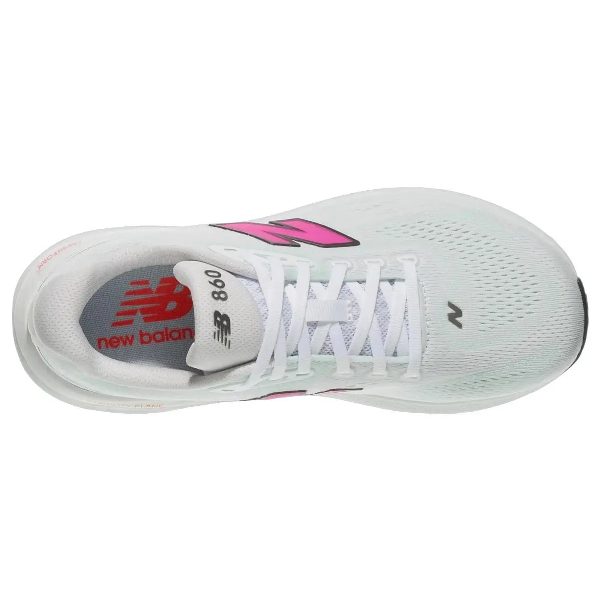 New Balance shoes - Fresh Foam X 860 V15 - W8601LO - White/Pink Heat/Glint Blue 2