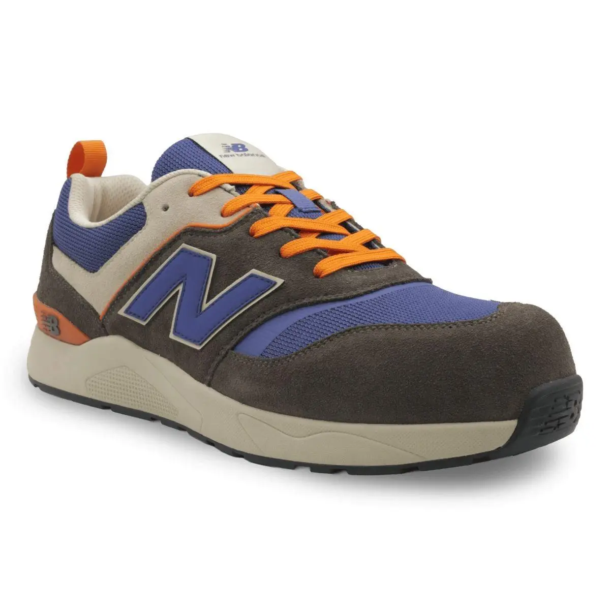 New Balance Men`s Elite Lite Chocolate Brown Composite Toe Work Shoe - Muelehcb - CHOCOLATE BROWN
