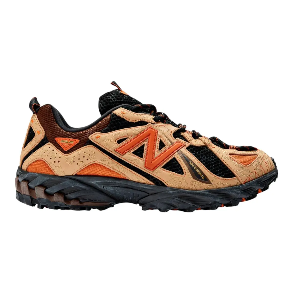 New Balance 610 Joe Freshgoods Running Sneaker in Latte/carrot Suede Men