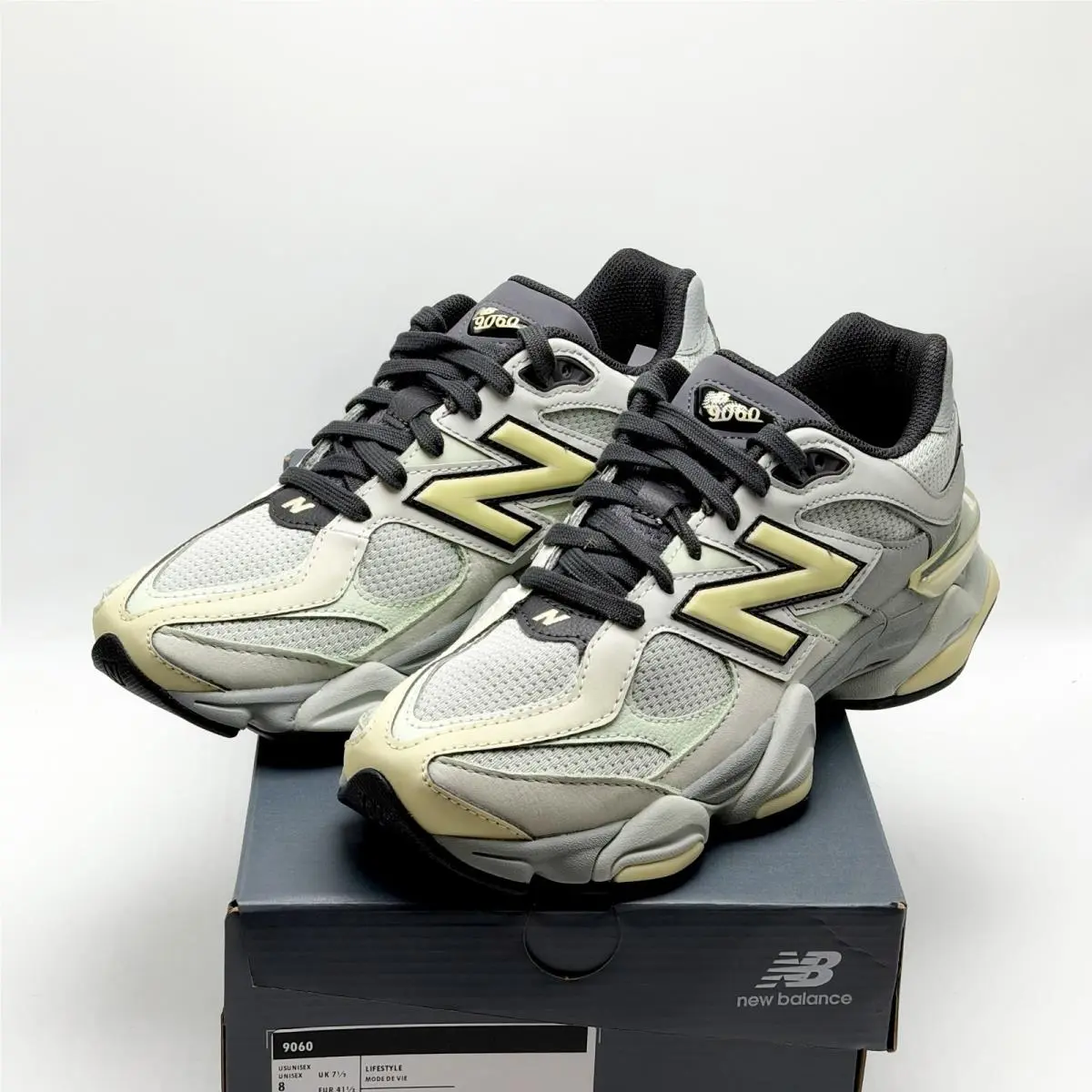 New Balance shoes - New Balance 9060 - U906038F - Green Brown / Olive / Grey / Cream 5
