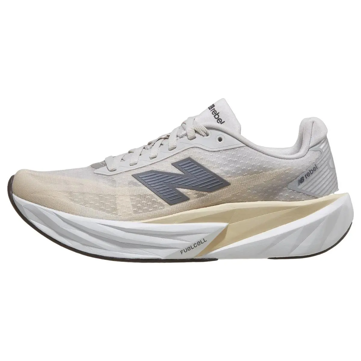 New Balance shoes - New Balance FuelCell Rebel v5 Wide - WFCXLX5 - Linen/Grey 5