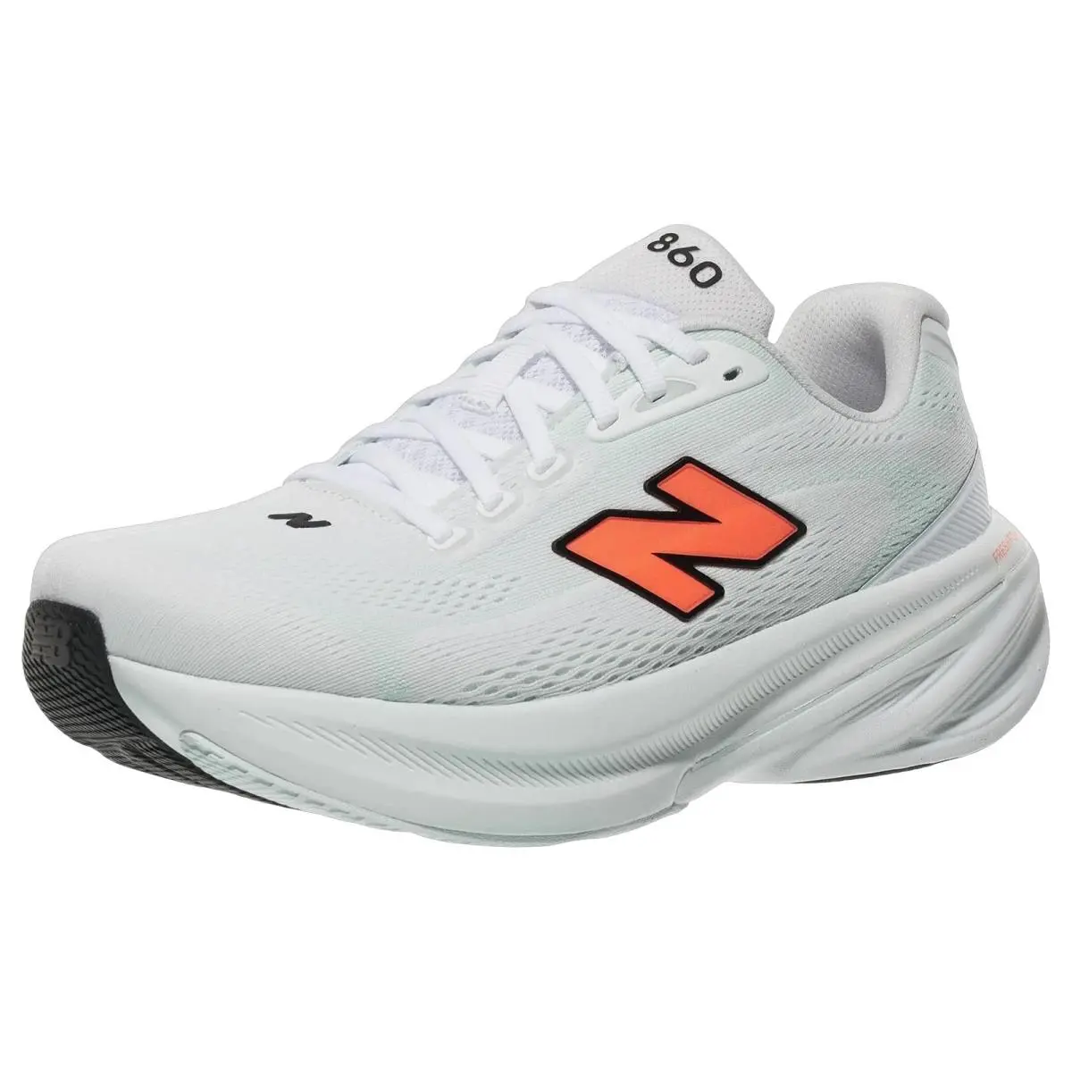 New Balance shoes - Fresh Foam X 860 V15 - M86039G - White/Tangerine Heat/Glint Blue 7