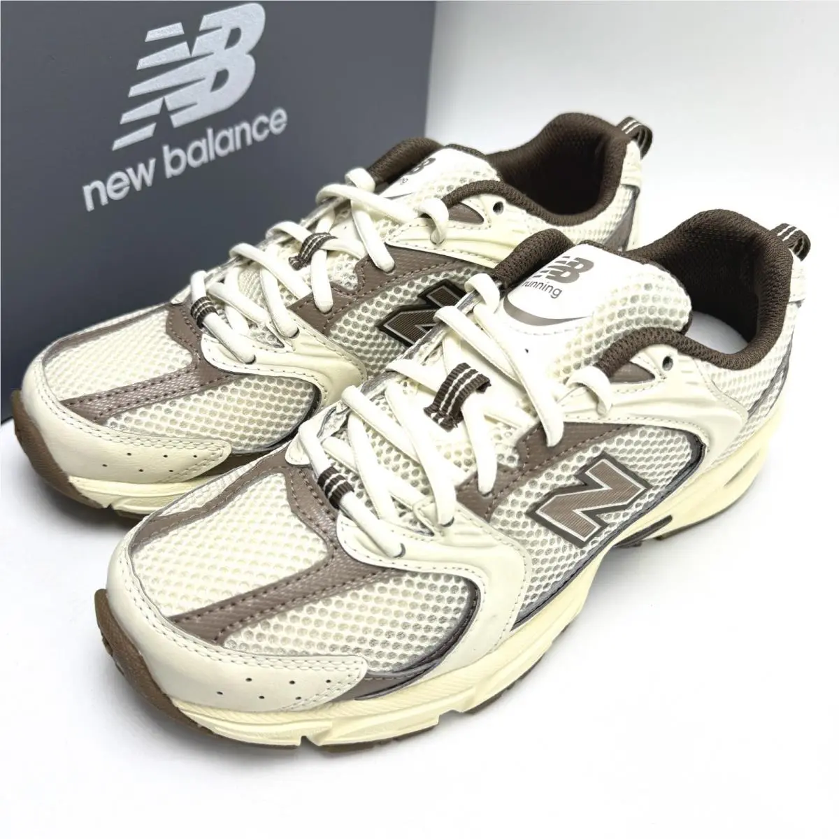 Mens New Balance 530 Shoes Turtledove Angora Mushroom Grey Beige New MR530ASM
