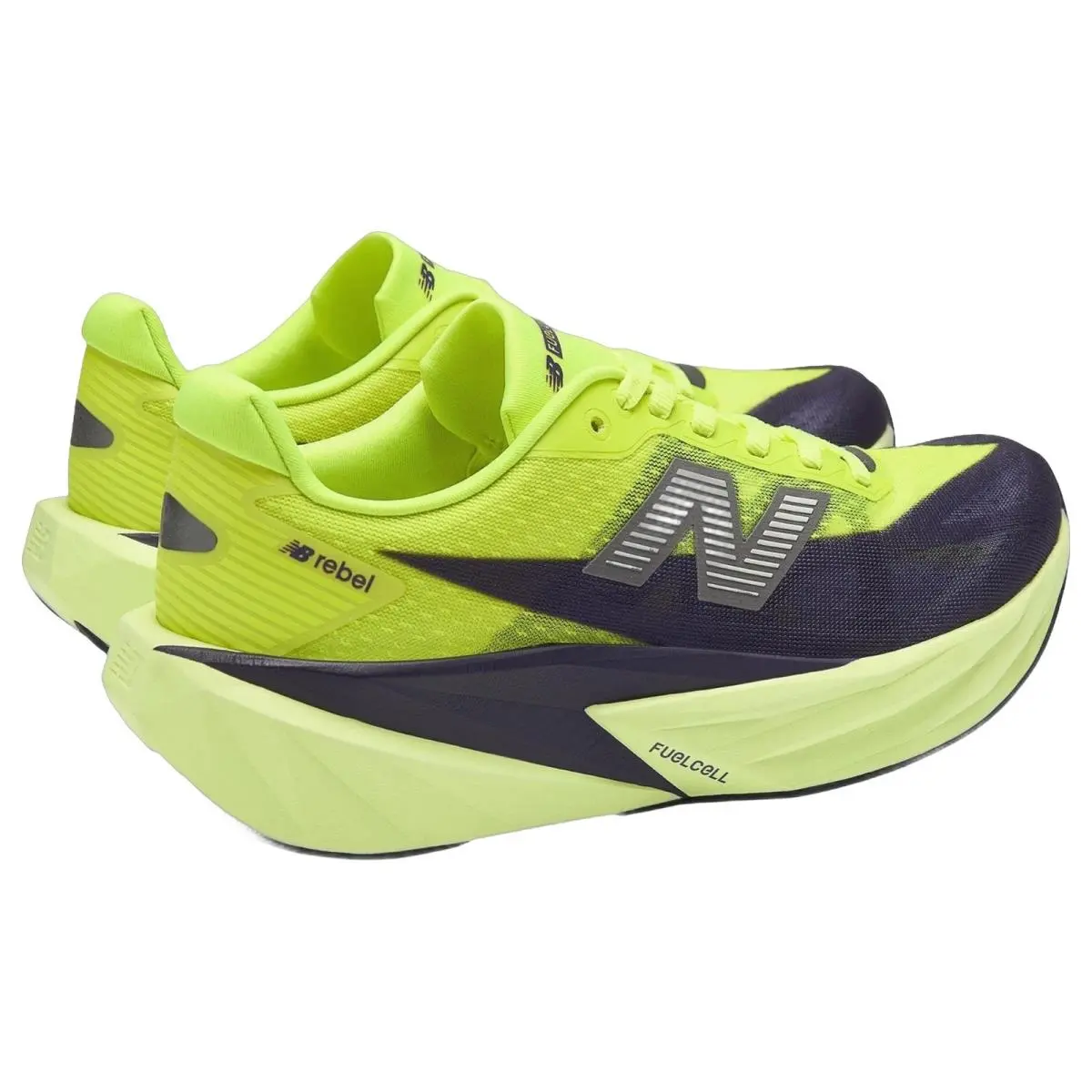 New Balance shoes - Fuelcell Rebel V5 - Fuelcell Rebel - WFCX3PE - Alkaline Green/Boysenberry 5
