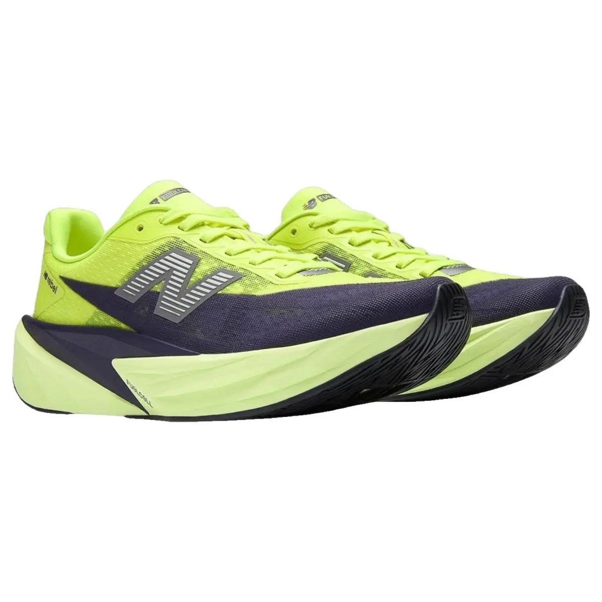 New Balance shoes - Fuelcell Rebel V5 - Fuelcell Rebel - WFCX3PE - Alkaline Green/Boysenberry 12