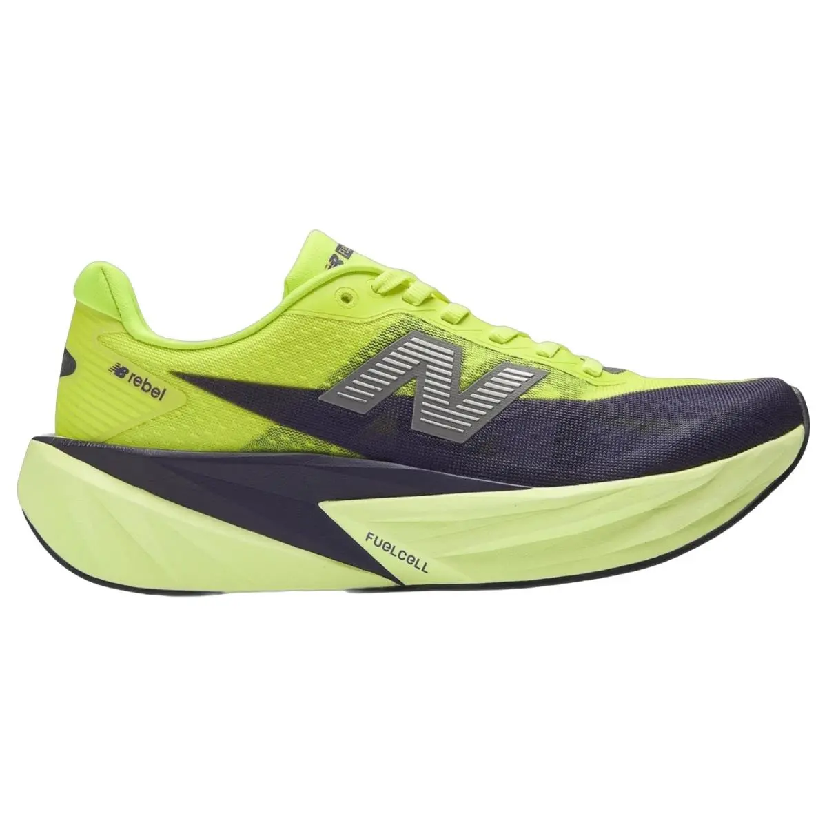 New Balance shoes - Fuelcell Rebel V5 - Fuelcell Rebel - WFCX3PE - Alkaline Green/Boysenberry 7