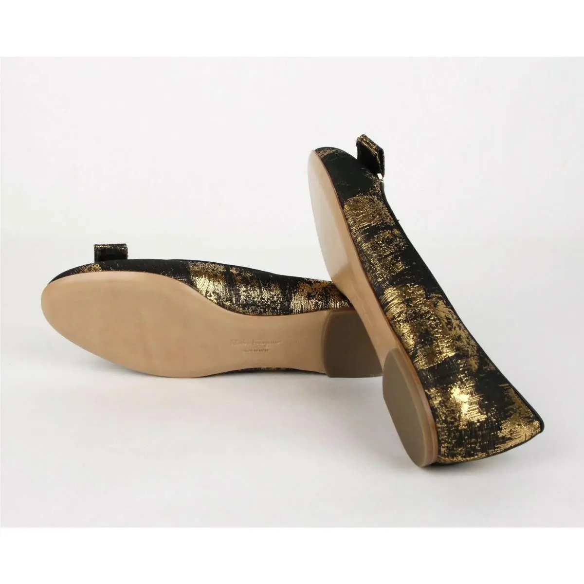 Salvatore Ferragamo shoes - Gold/Black 14