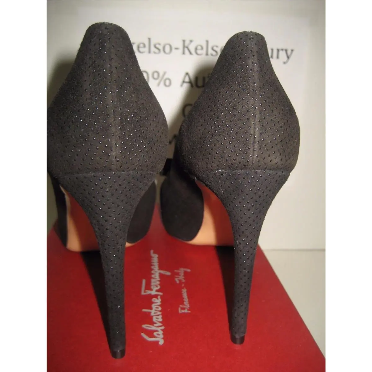 Salvatore Ferragamo shoes - Plum - Plum - Black 15