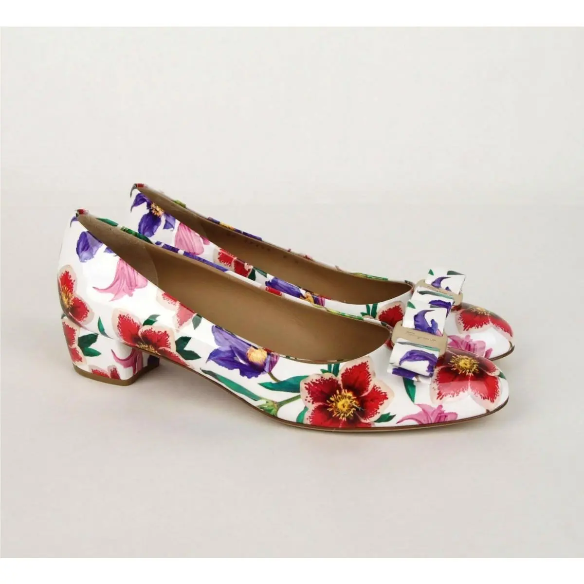 Salvatore Ferragamo shoes - Flowers - Flowers - White 0