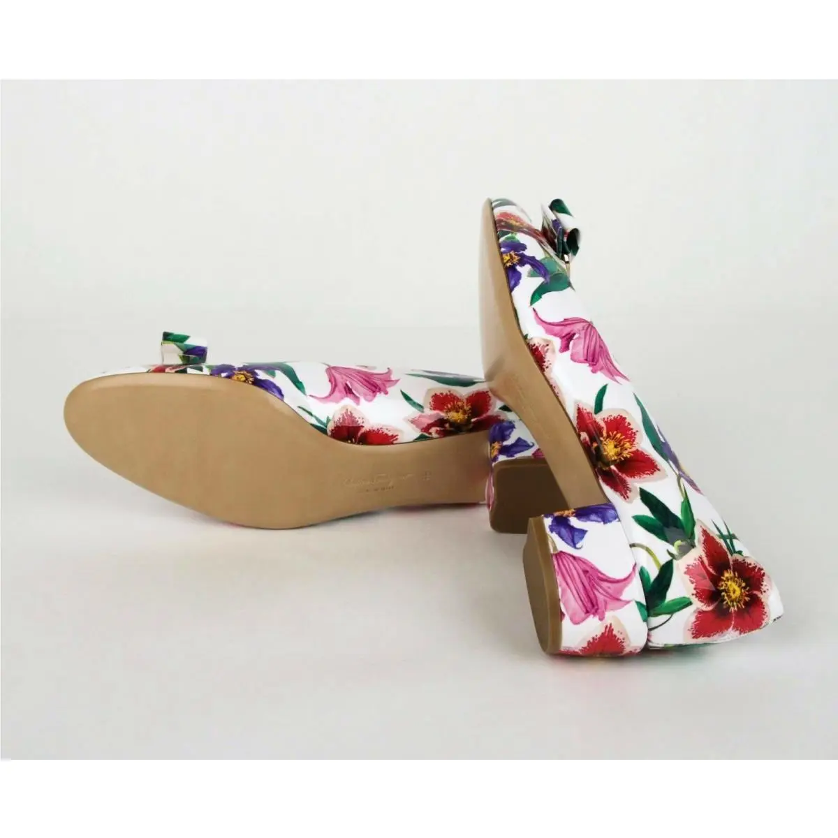 Salvatore Ferragamo shoes - Flowers - Flowers - White 6