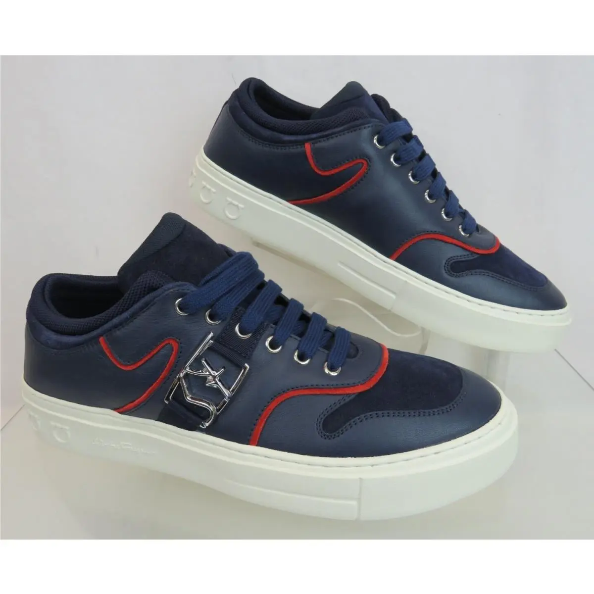 Salvatore Ferragamo shoes - SF LOGO - LOGO - 0748660 - Blue (UPC: 8057553484612) 2