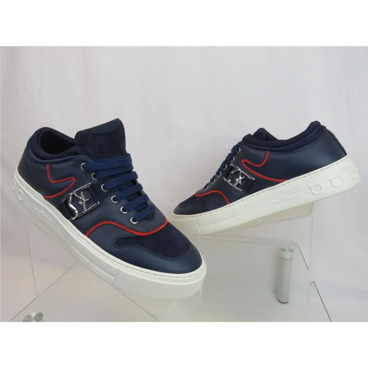 Salvatore Ferragamo shoes - SF LOGO - LOGO - 0748660 - Blue (UPC: 8057553484612) 3