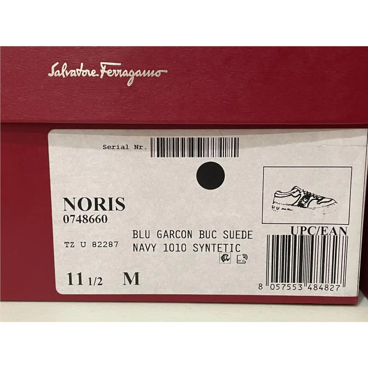 Salvatore Ferragamo shoes - SF LOGO - LOGO - 0748660 - Blue (UPC: 8057553484612) 11