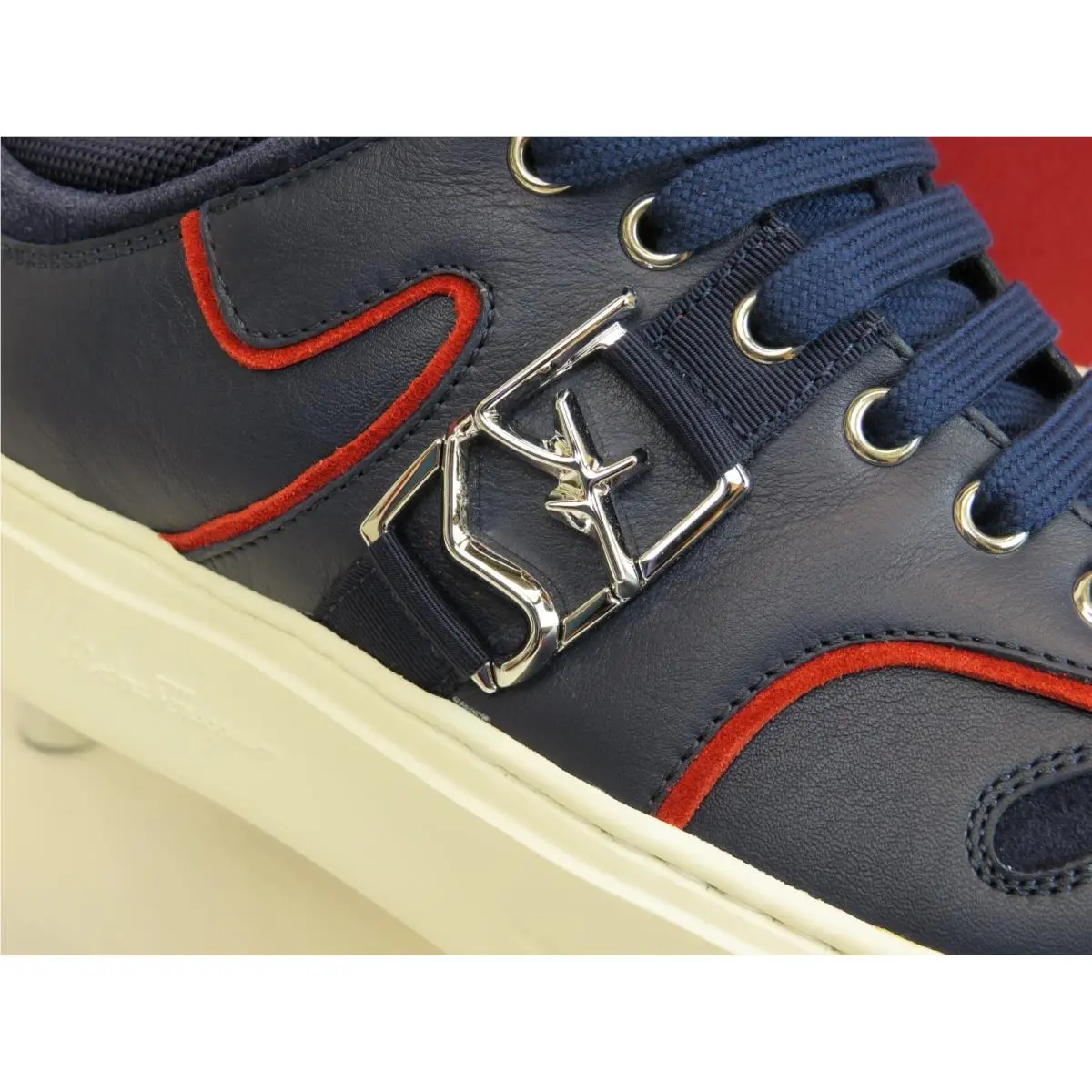Salvatore Ferragamo shoes - SF LOGO - LOGO - 0748660 - Blue (UPC: 8057553484612) 0
