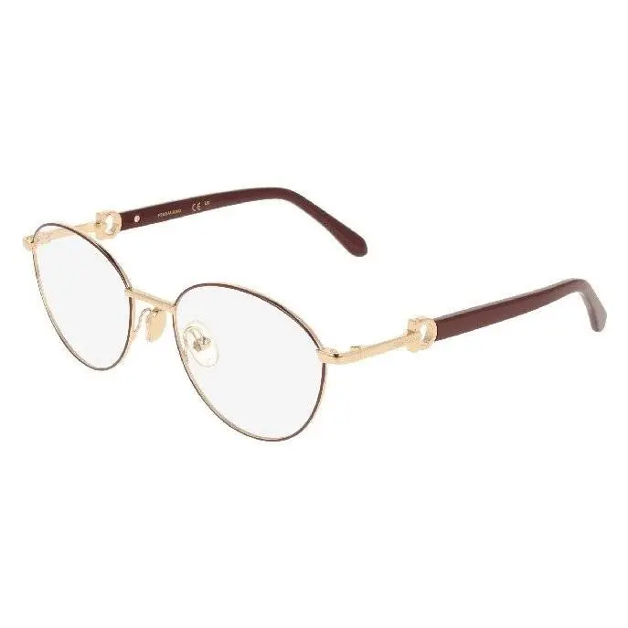 Ferragamo SF2243 770 Rose Gold Eyeglasses Frames 54mm Unisex by Salvatore Ferragamo