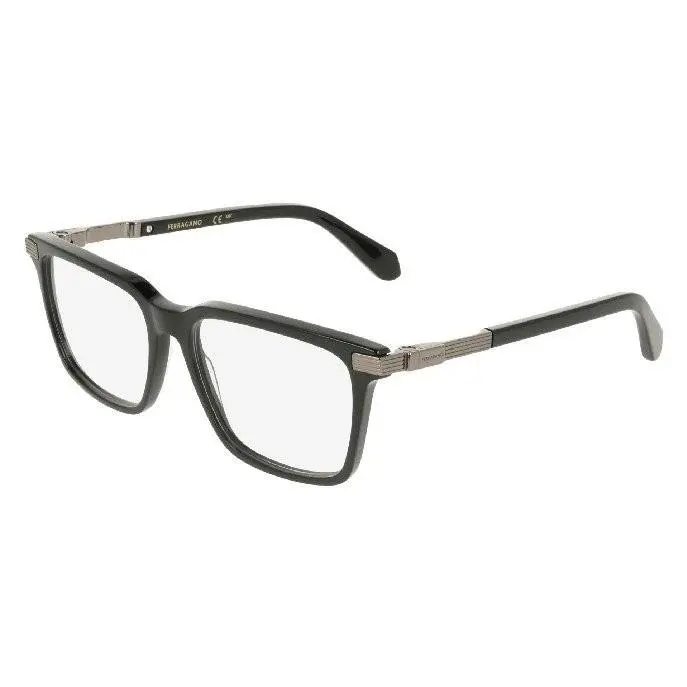 Ferragamo SF3065 001 Black Eyeglasses Frames 55mm Unisex by Salvatore Ferragamo