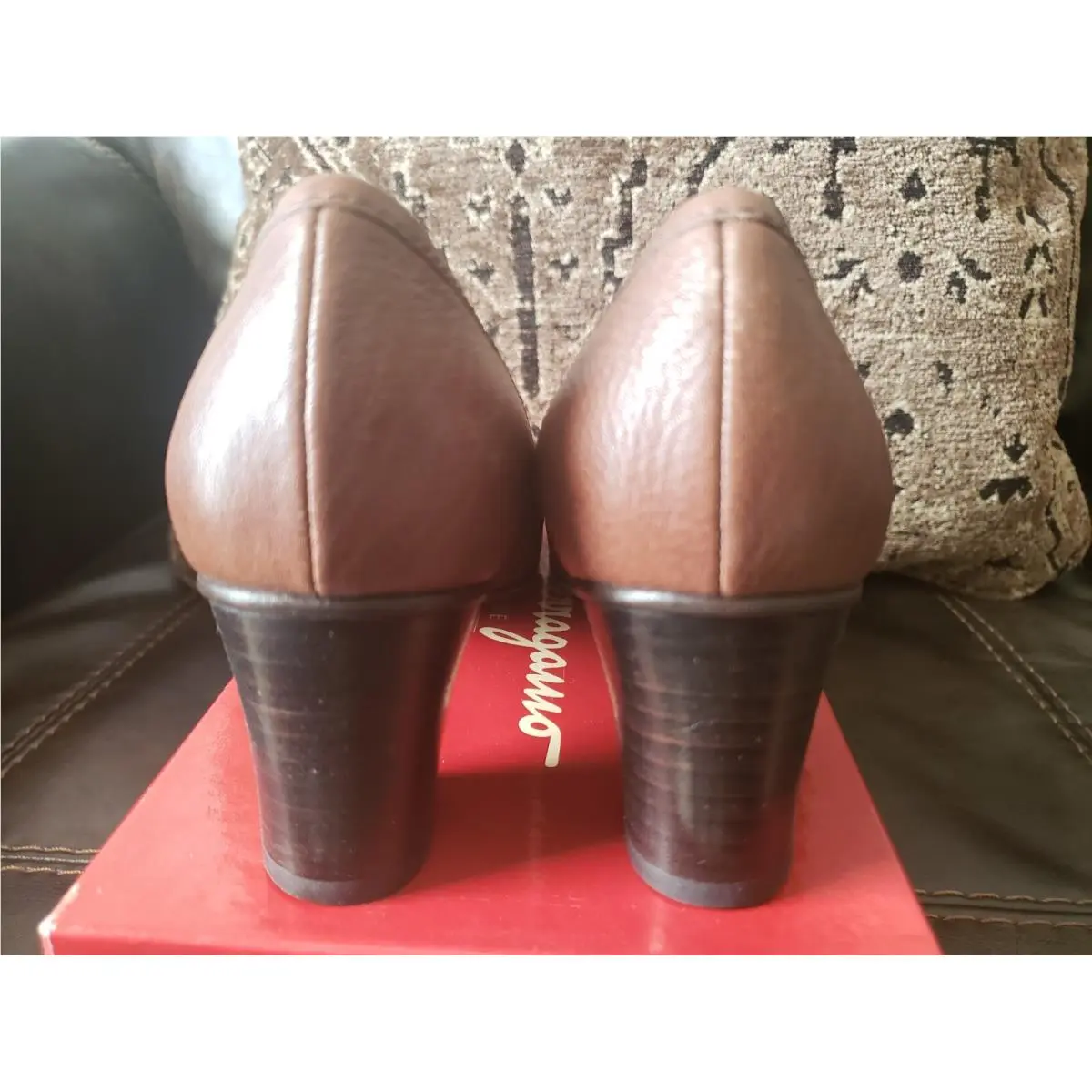 Salvatore Ferragamo shoes - Salvatore Ferragamo Vara - Vara - Brown 8