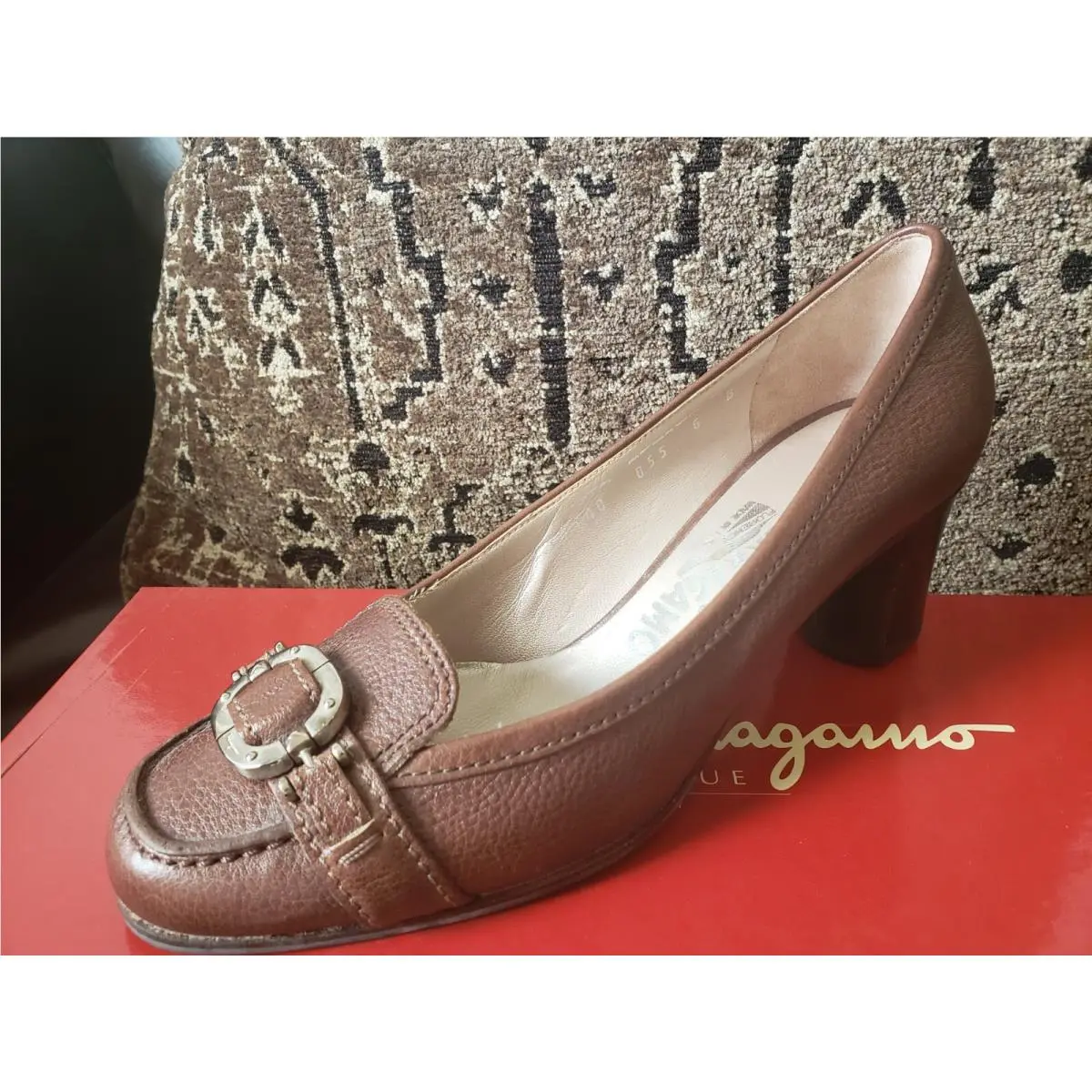 Salvatore Ferragamo shoes - Salvatore Ferragamo Vara - Vara - Brown 2