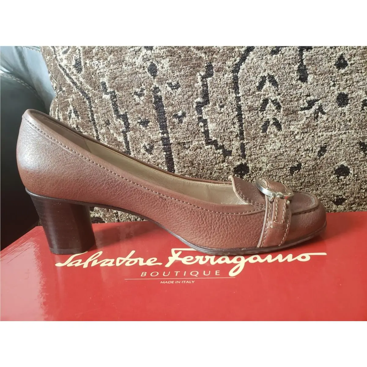 Salvatore Ferragamo shoes - Salvatore Ferragamo Vara - Vara - Brown 4