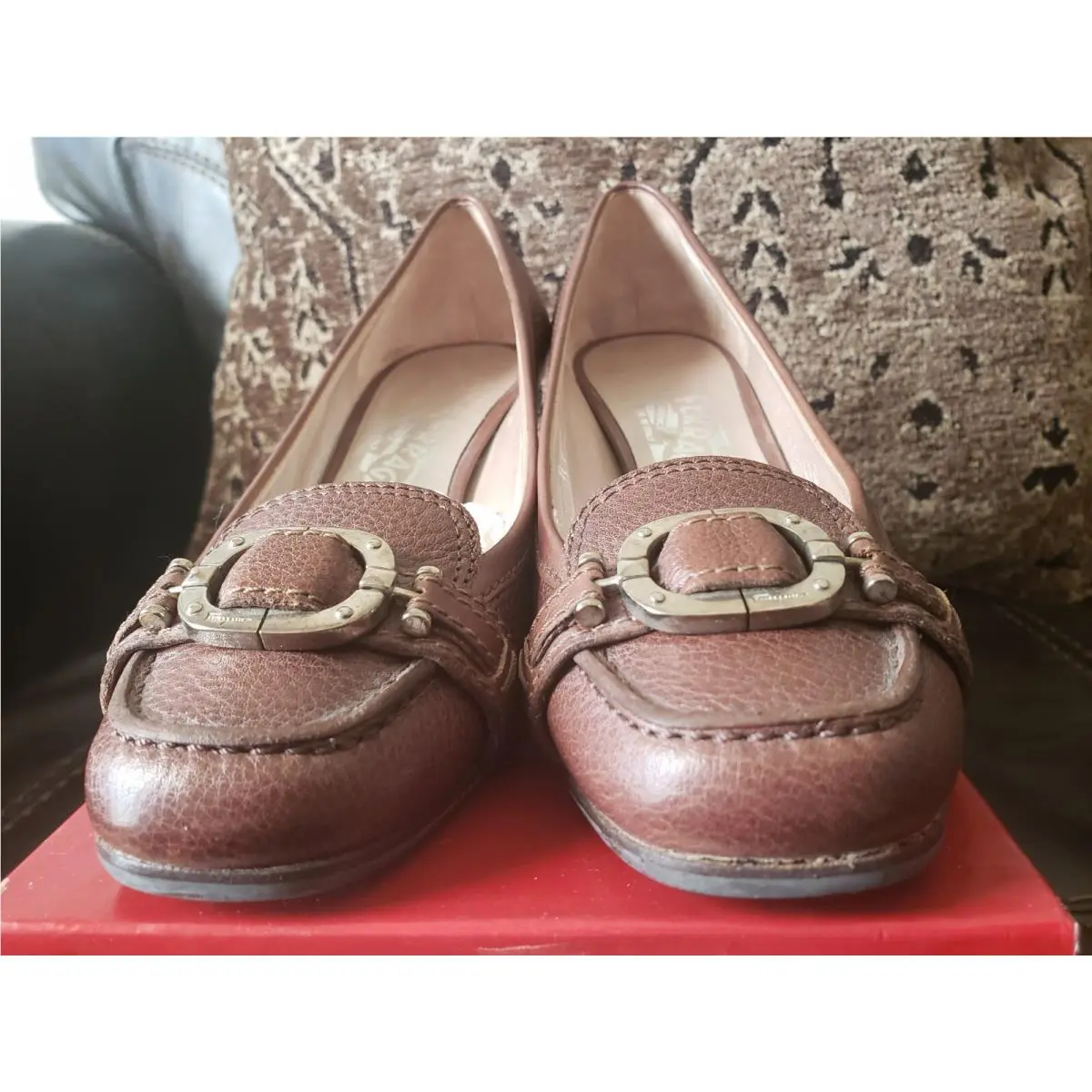 Salvatore Ferragamo shoes - Salvatore Ferragamo Vara - Vara - Brown 5