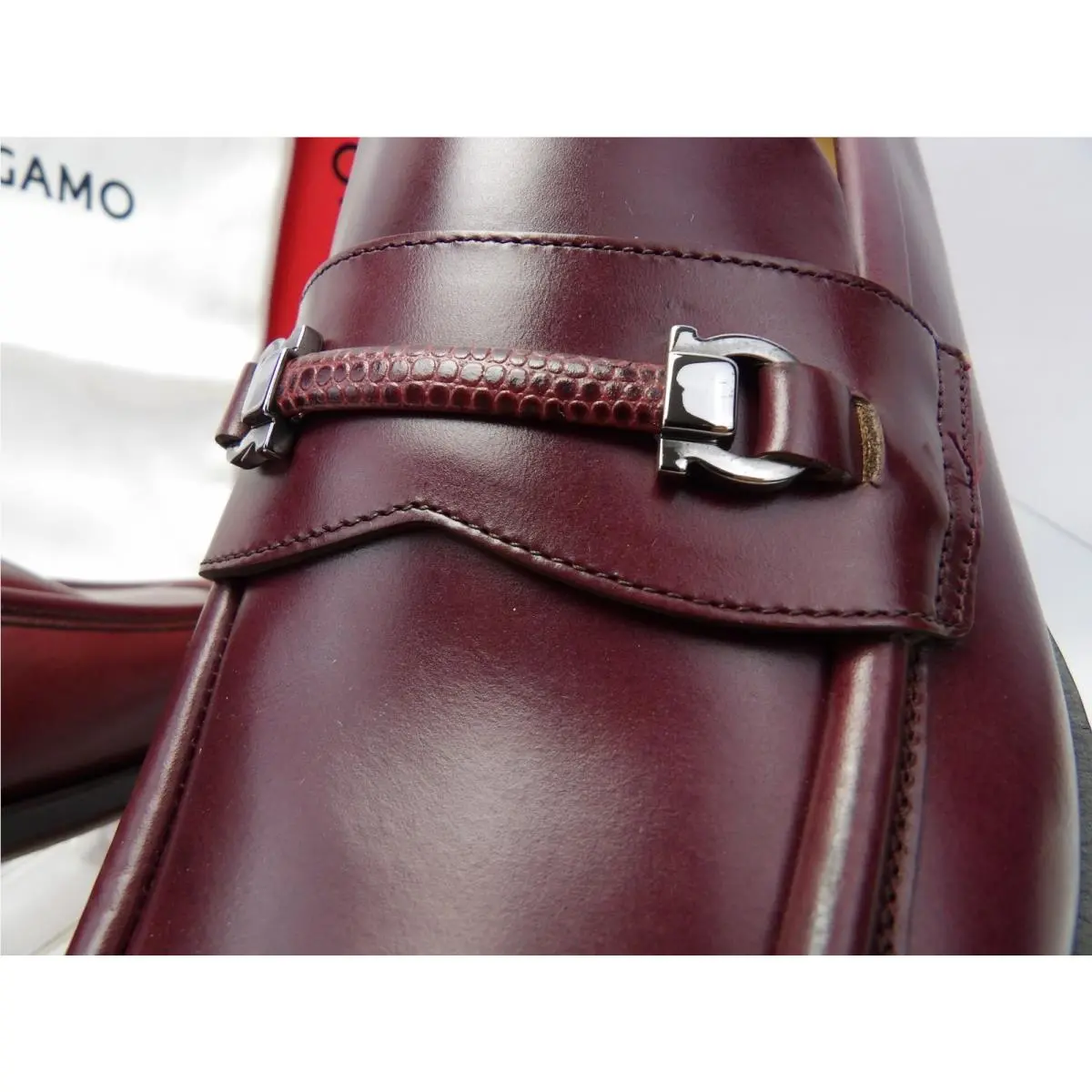 Salvatore Ferragamo shoes - FERRAGAMO DESMOND GANCINI BIT - FERRAGAMO DESMOND GANCINI BIT - Purple (UPC: 8058698930354) 1