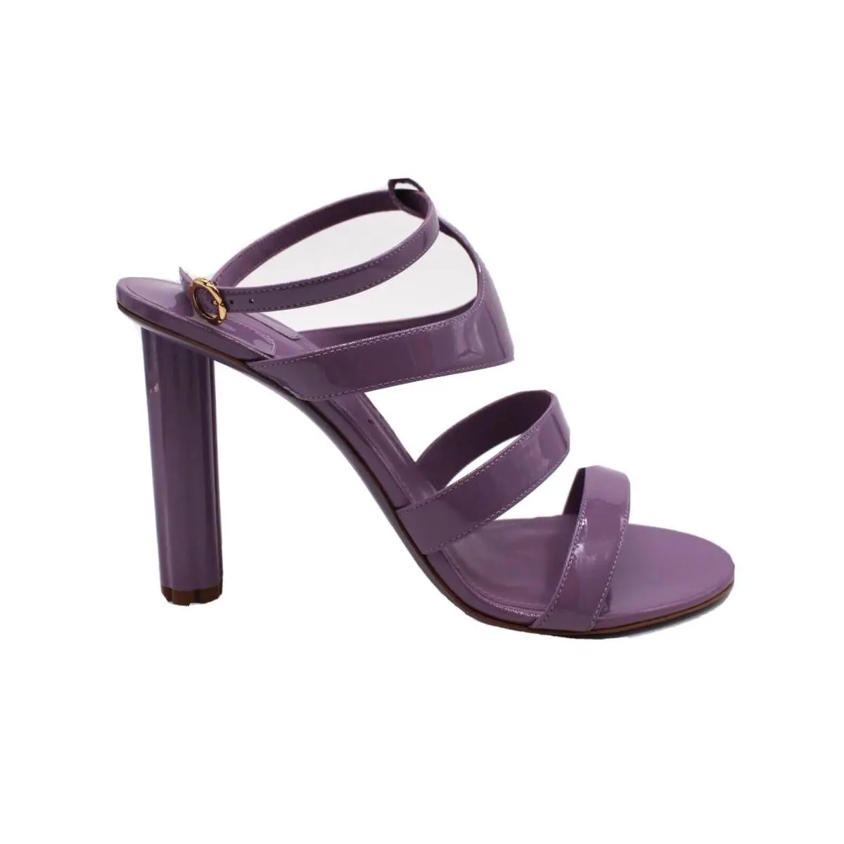 Salvatore Ferragamo Womens Shoes Sandals Trevi Lilac Strappy Heels Pumps Sz 10 B