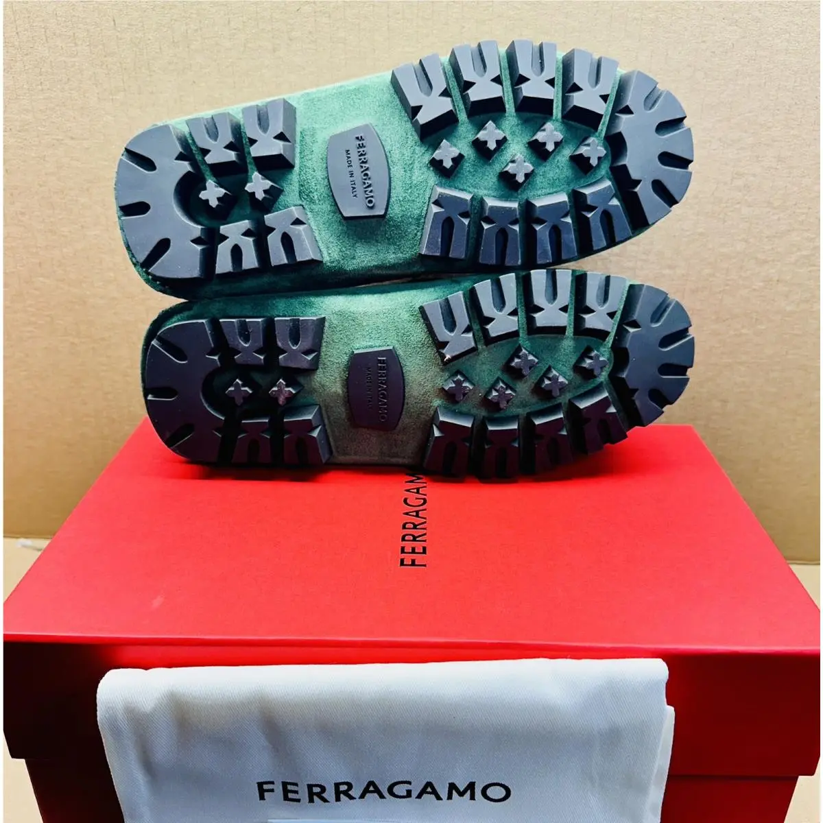 Salvatore Ferragamo shoes - Dougan Lug-Sole - Dougan - Green 4