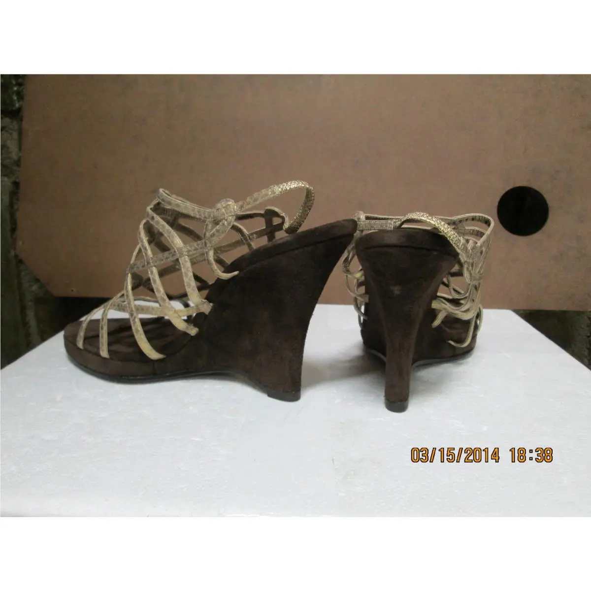 Salvatore Ferragamo shoes - Brown & Gold 1