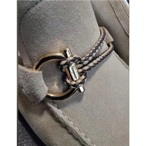 Salvatore Ferragamo shoes - Salvatore Ferragamo Gancini Front 4 - 0732410 - Beige (UPC: 8057553404306) 7
