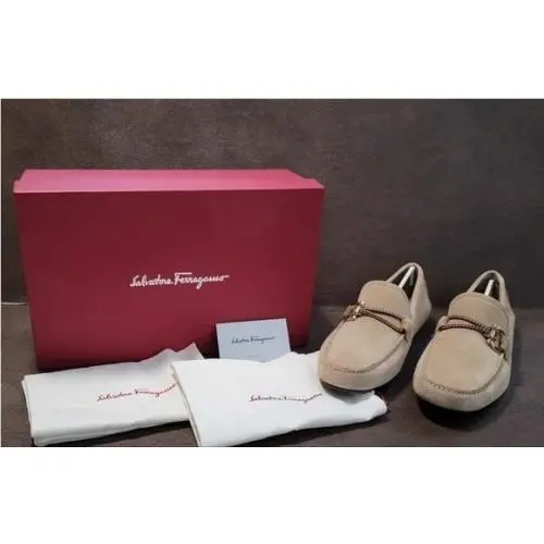 Salvatore Ferragamo shoes - Salvatore Ferragamo Gancini Front 4 - 0732410 - Beige (UPC: 8057553404306) 0