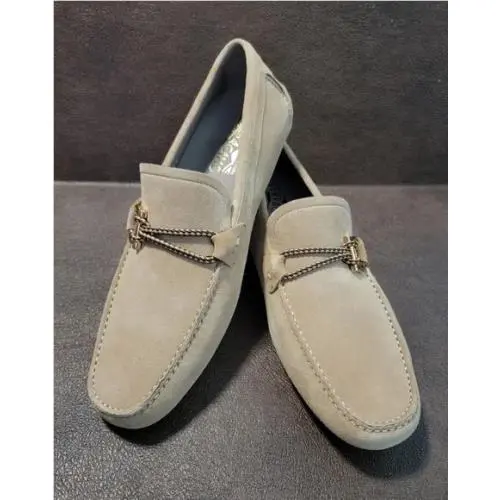 Salvatore Ferragamo shoes - Salvatore Ferragamo Gancini Front 4 - 0732410 - Beige (UPC: 8057553404306) 1