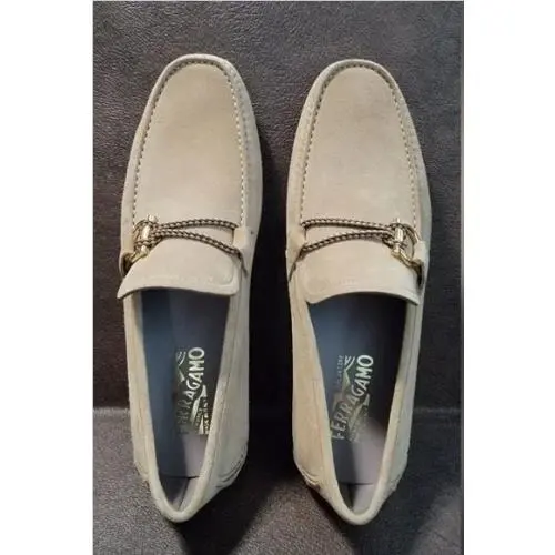 Salvatore Ferragamo shoes - Salvatore Ferragamo Gancini Front 4 - 0732410 - Beige (UPC: 8057553404306) 2