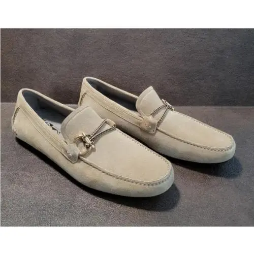 Salvatore Ferragamo shoes - Salvatore Ferragamo Gancini Front 4 - 0732410 - Beige (UPC: 8057553404306) 5